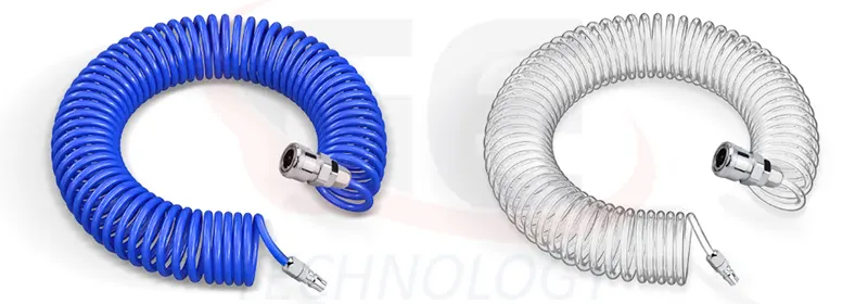 ống PU xoắn khí nén, dây khí nén PU, ống dẫn khí nén PU, ống khí nén công nghiệp, ống khí nén đàn hồi