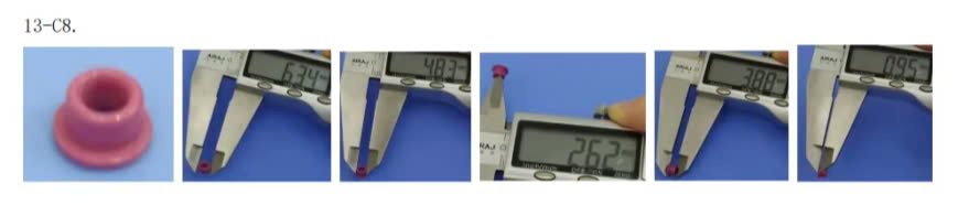 Dây mắt sứ bằng gốm, mắt sứ đi dây bằng gốm, gốm mắt sứ 95, mắt gốm sứ xỏ chỉ, mắt gốm sứ