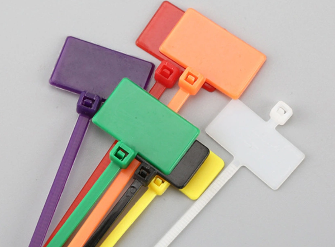 Dây thít đánh dấu, dây rút nhựa để đánh dấu, dây lạt thít nhựa có bảng đánh dấu CHCC