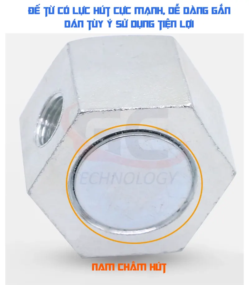 đế từ nam châm vòi xịt, đế từ gá vòi phun, đế từ cố định vòi tưới nguội