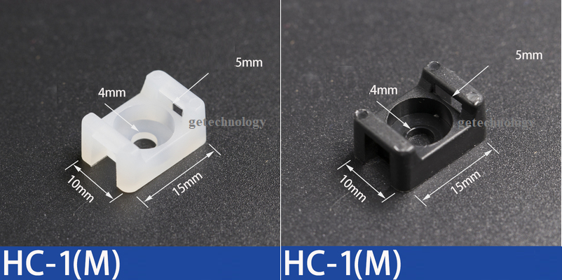 Đai dây thít, đế cố định dây thít, gối đỡ dây thít HC-1, HC-2S, HC-04, HC-4, HC-05, HC-2