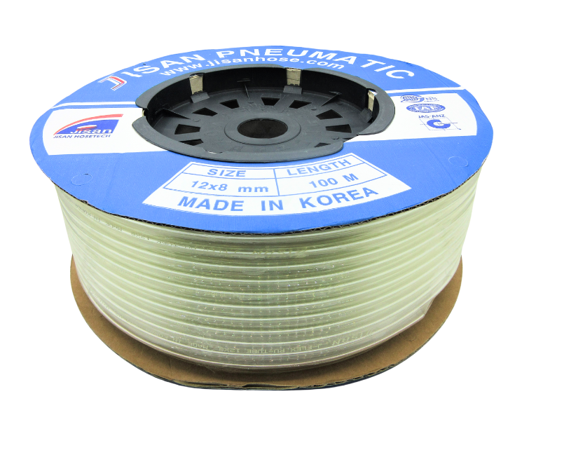 Ống dây khí JISAN HÀN QUỐC phi 4,6,8,10,12,14,16 màu trắng, xanh dương