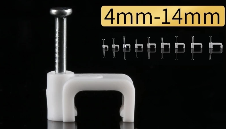 Kép giữ dây cáp hình vuông, kẹp giữ dây điện hãng CHCC 4mm, 5mm, 6mm, 7mm, 8mm, 9mm, 10mm, 12mm, 14mm