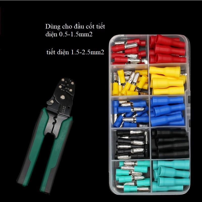 Kìm bấm đầu cốt đực cái MPD(FRD)+MRFNY+FRFNY Tiết diện 0.5-2.5mm2