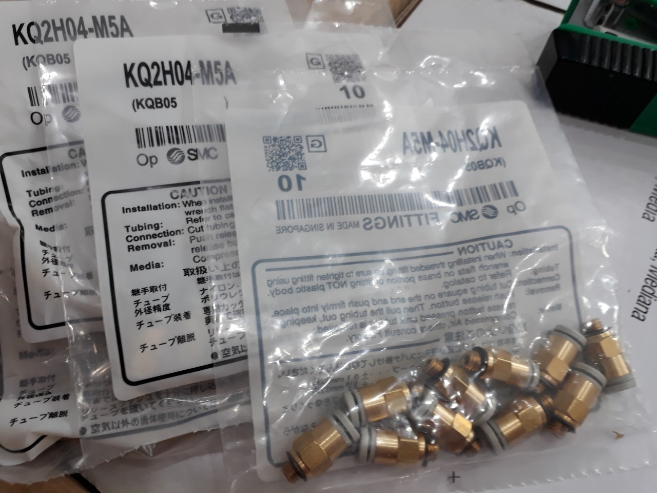 đầu nối khí kq2h smc