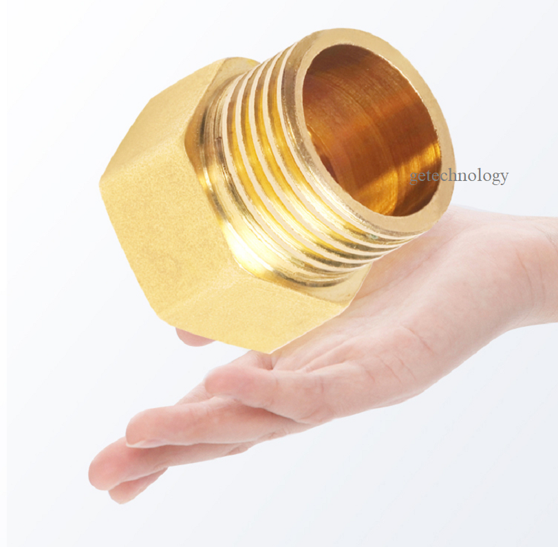 Lơ đồng, Lơ thu đồng ren trong ren ngoài hệ G - Bằng đồng (Brass Adaptor female to male) cà rá ngược, khớp nối ren đồng, đầu nối ren đồng