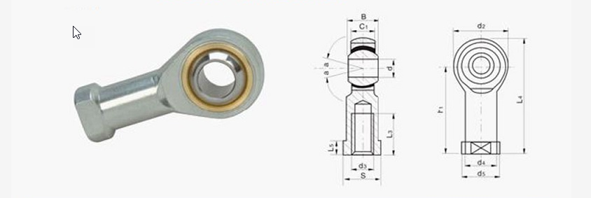 Mắt trâu xi lanh khí nén AKS, Mắt trâu khí nén AKS M4x0.7, M5x0.8, M6x1, M8x1.25, M12x1.25, M14x1.5, M16x1.5, M18x1.5, M20x1.5, M27x2, M36x2, M42x2