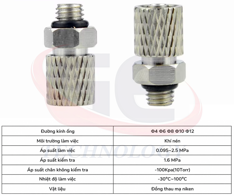 Đầu nối Mini,MHC4-M3,MHC4-M5,MHC6-M3,MHC6-M4,mini,đầu nối thẳng,đầu nối