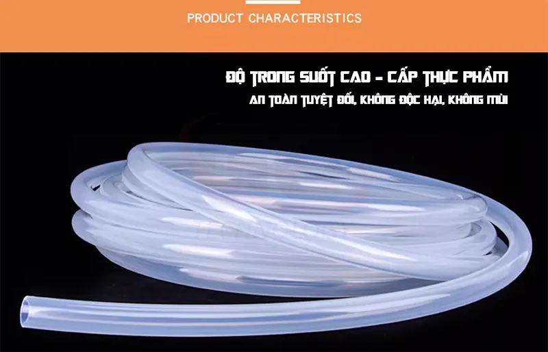 ống silicon phi 4mm, ống silicon phi 6mm, ống silicon phi 8mm, ống silicon phi 10mm, ống silicon phi 12mm