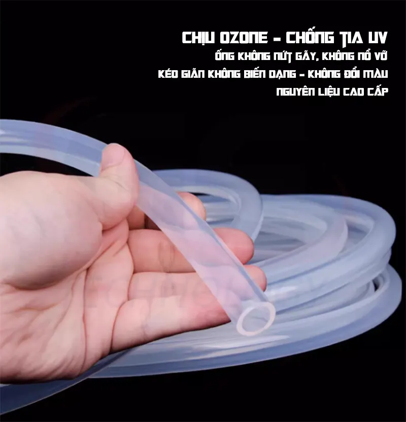 ống cao su silicon, ống silicon dẫn nước, ống silicon dẫn khí, ống silicon thực phẩm