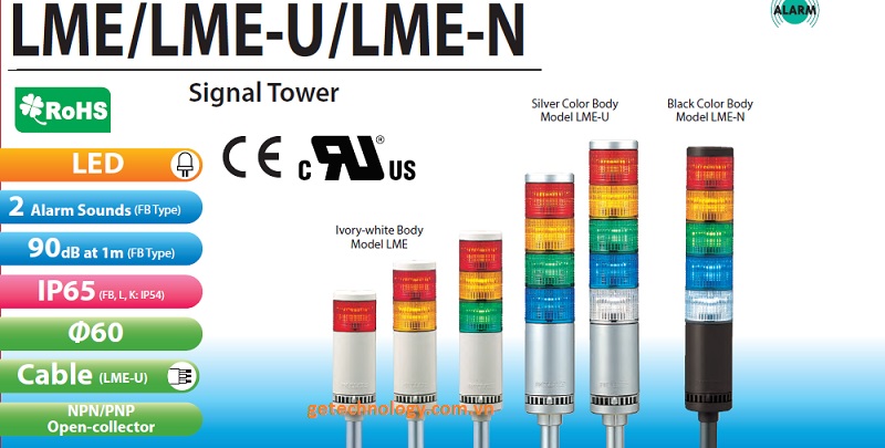 đèn tháp tín hiệu PATLITE dòng LME