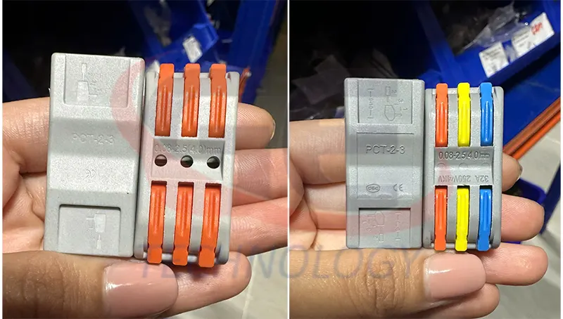 Đầu nối nhanh dây điện PCT-2-3 PCT2-3 Quick connector PCT2-3