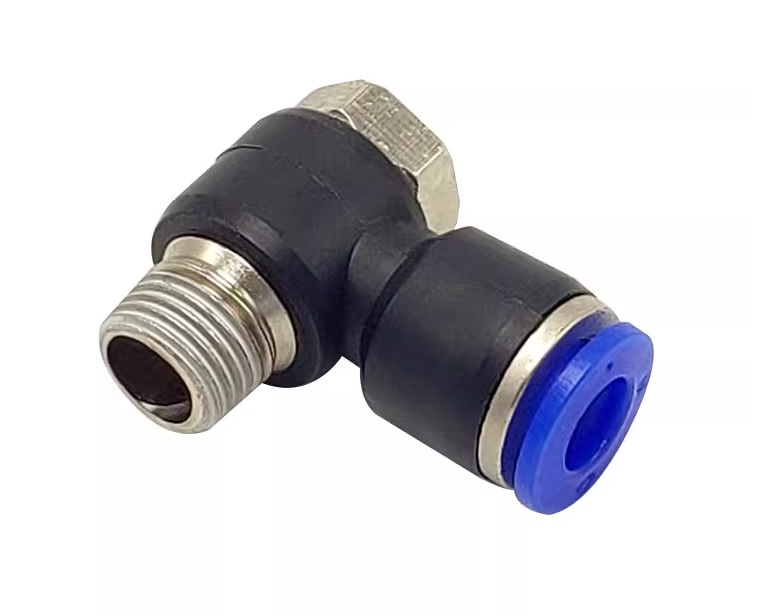 Đầu nối nhanh lục giác PH, Đầu nối góc lục giác PH, Đầu nốí khí góc lục giác PH,Đầu nối khí lục giác PH, cút góc lục giác PH, đầu nối chữ L lục giác