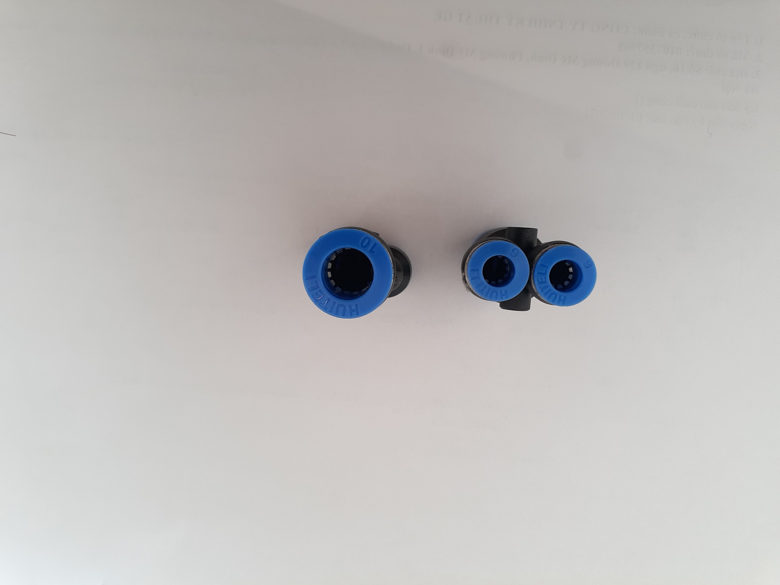 Đầu nối nhanh PW, Đầu nối khí PW chữ Y 3 đầu lệch PW6-4 PW8-6 PW10-8 PW12-10 PW08-4 PW10-6 PW12-8