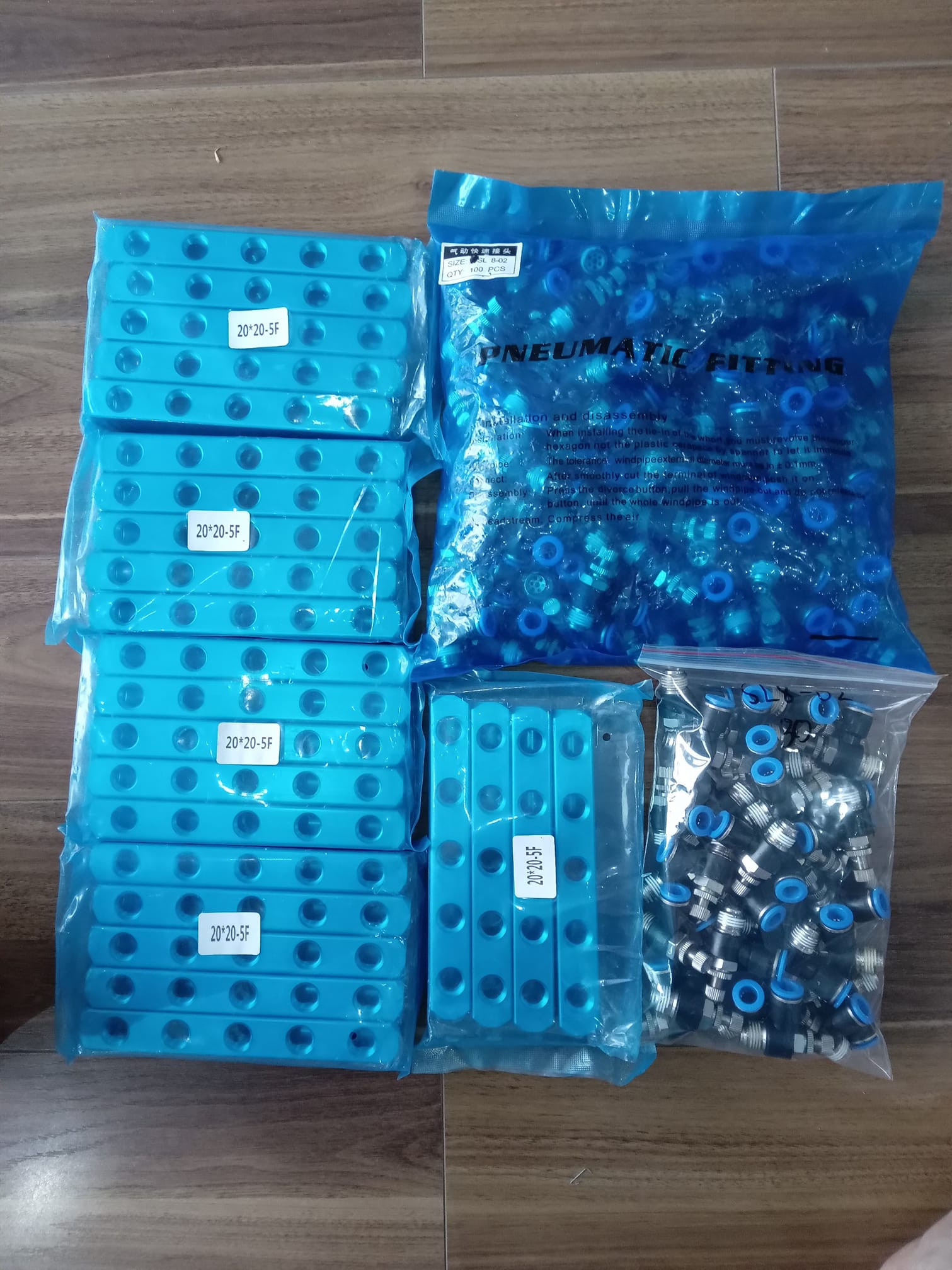 Bộ chia khí nhiều cổng SML2, SML3, SML4, SML5, thanh chia khí nhiều cổng chia 2, 3, 4, 5