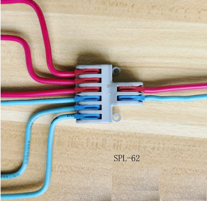 Cút Nối Dây Điện SPL-2, SPL-3, SPL-4, SPL-42, SPL-62, SPL-82 đầu nối nhanh dây điện SPL-3, SPL-4, SPL-42, SPL-62, SPL-82- 32A 250V/4KV, Cút Nối Dây Điện Nhanh SPL