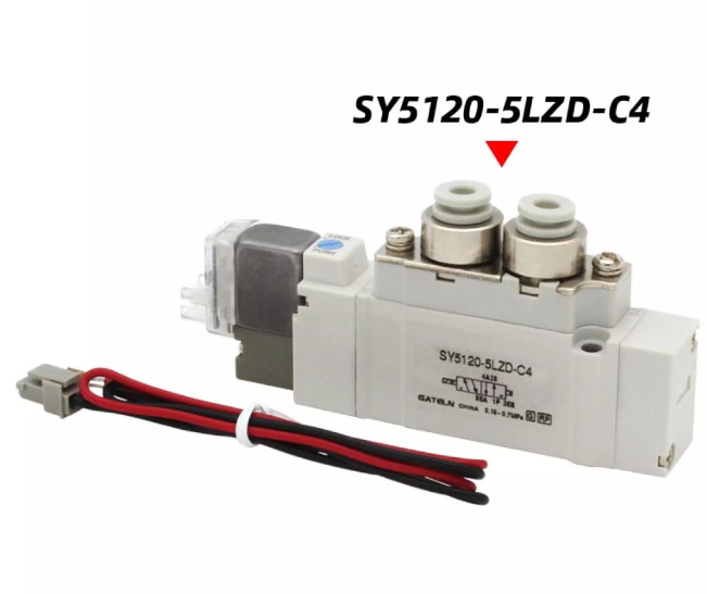 Van điện từ SY5120-5LZD-01, SY5120-5LZD-C4,SY5120-5LZD-C6 hãng SMC