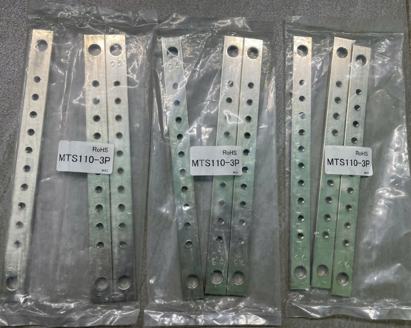 Thanh đồng MTS110-3P Copper Bar (Current-Carrying Capacity 100A) 3 Pieces Per Package MTS110-3P