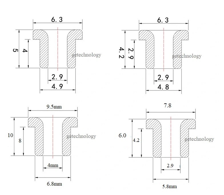 Dây mắt sứ bằng gốm, mắt sứ đi dây bằng gốm, gốm mắt sứ 95, mắt gốm sứ xỏ chỉ, mắt gốm sứ