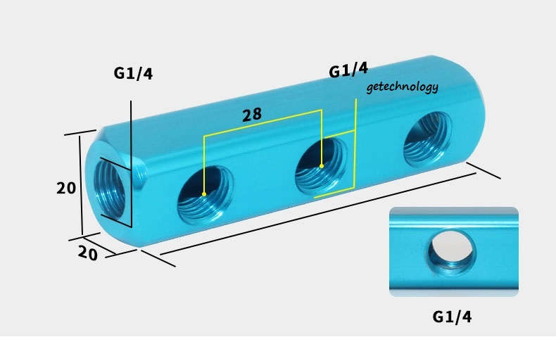 Bộ chia khí SML-2, SML-3, SML-4, SML-5, SML-6, Thanh chia khí nén SML
