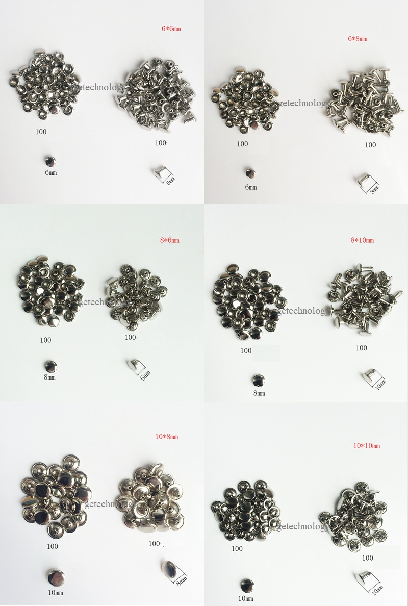 Đinh tán 2 đầu, đinh tán đầu dù, đinh tán 2 đầu tròn