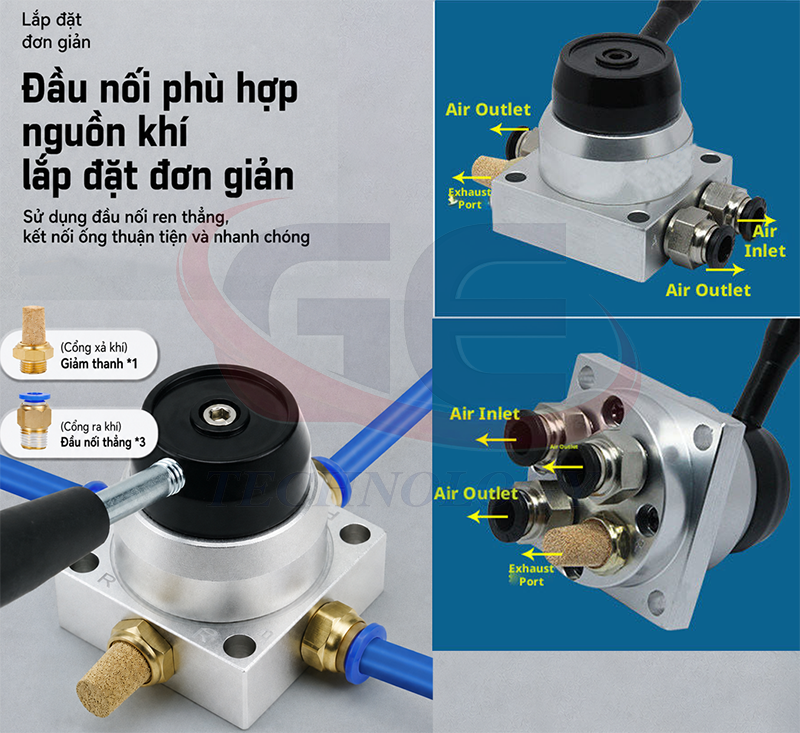 Van gạt tay, Zonye,Van gạt tay K34R6-8D 3 vị trí 4 cửa,van K34R6-8D, Thông số kỹ thuật van gạt tay K34R6-8D, Van khí nén K34R6-8D cổng G1/4, Van K34R6-8D, K34R6-8, K34R6-8D, K34R6-8L, K34R6-8A