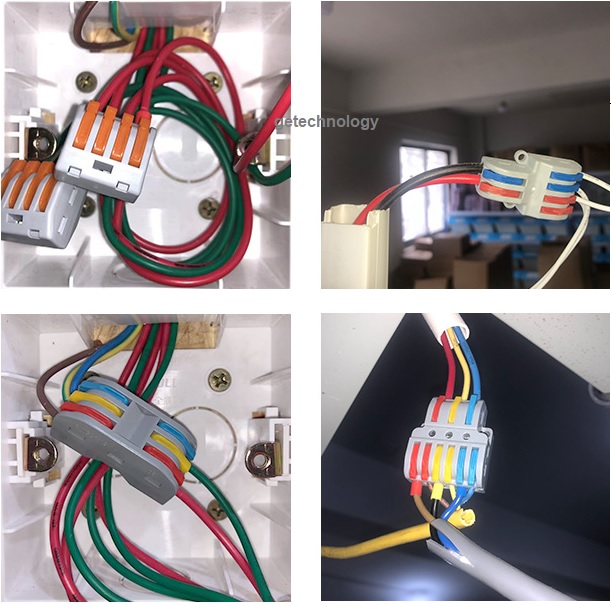 Cút Nối Dây Điện SPL-2, SPL-3, SPL-4, SPL-42, SPL-62, SPL-82 đầu nối nhanh dây điện SPL-3, SPL-4, SPL-42, SPL-62, SPL-82- 32A 250V/4KV, Cút Nối Dây Điện Nhanh SPL