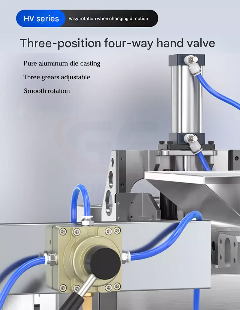 van gạt tay khí nén