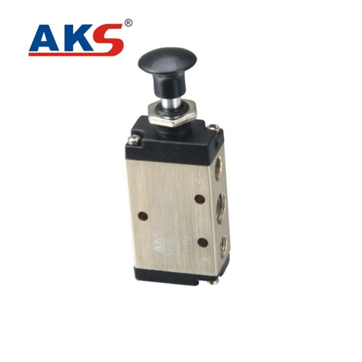 Van tay khí nén hãng AKS, Van tay đòn khí nén hãng AKS, Van tay cầm AKS model 3R110-06, 3R210-6, 3R210-08, 3L310-08, 3R310-10