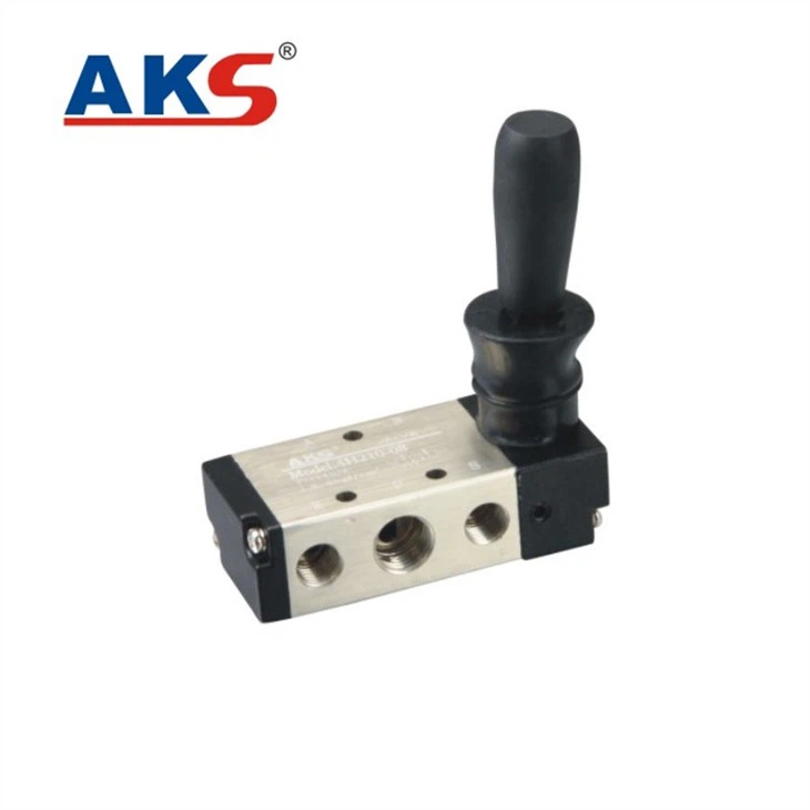 Van tay khí nén hãng AKS, Van tay đòn khí nén hãng AKS, Van tay cầm AKS model 3R110-06, 3R210-6, 3R210-08, 3L310-08, 3R310-10