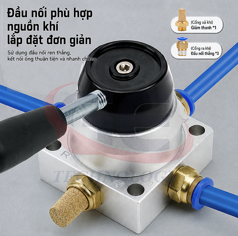 Van gạt tay, Zonye,Van gạt tay K34R6-8D 3 vị trí 4 cửa,van K34R6-8D, Thông số kỹ thuật van gạt tay K34R6-8D, Van khí nén K34R6-8D cổng G1/4, Van K34R6-8D, K34R6-8, K34R6-8D, K34R6-8L, K34R6-8A