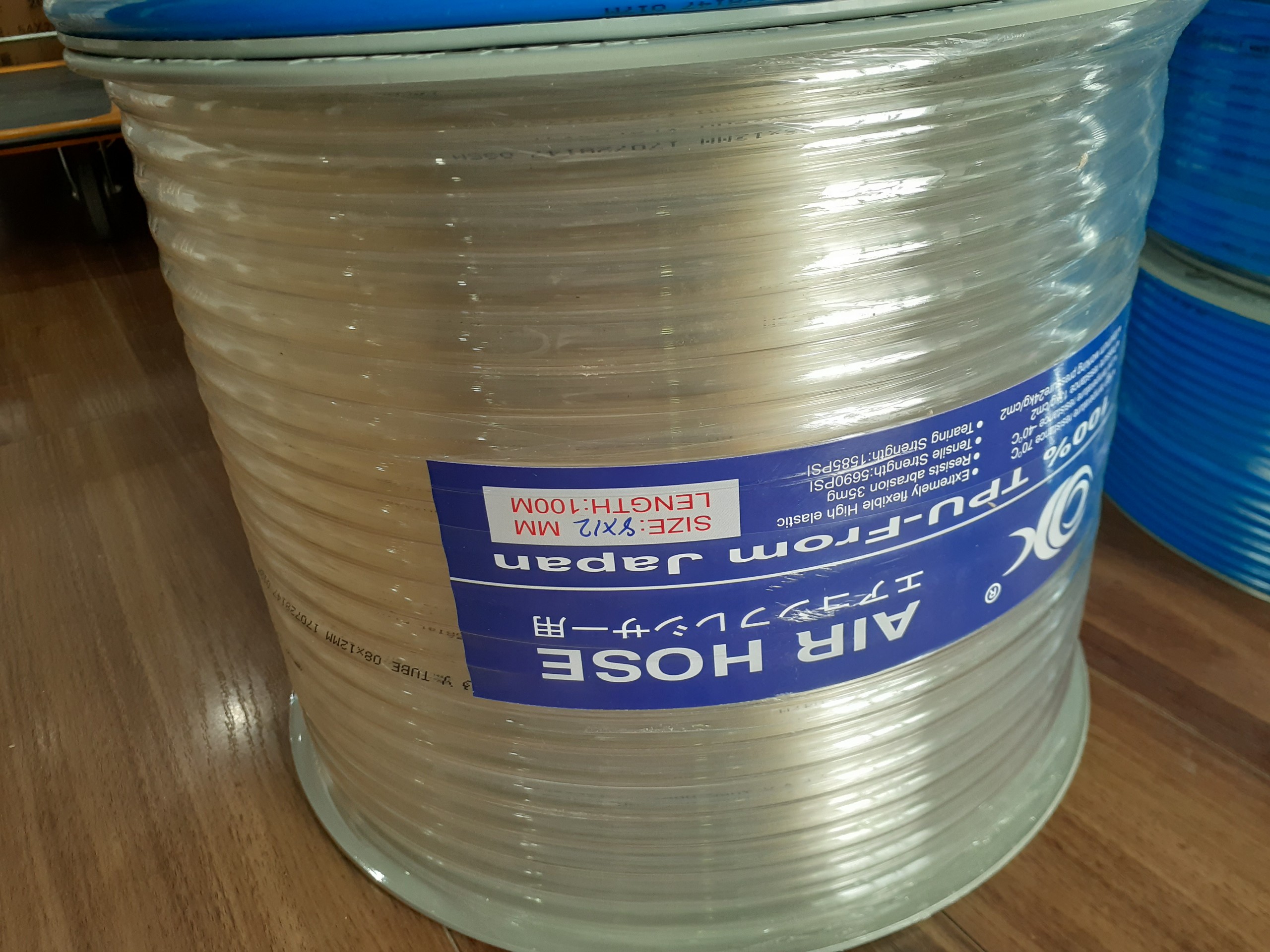 Ống dây khí màu trắng và xanh dương có sẵn phi 4,6x8x10x12x16mm