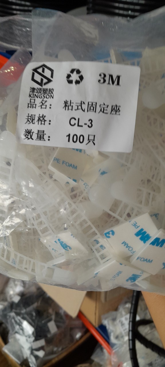GỐI ĐỠ DÂY ĐIỆN, KẸP DÂY ĐIỆN, NẸP DÂY ĐIỆN, MIẾNG DÁN CỐ ĐỊNH DÂY ĐIỆN CL-1 CL-2 CL-3