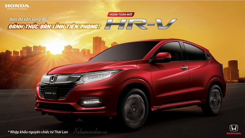 Xe Honda HR-V nhập khẩu nguyên chiếc từ Thái Lan