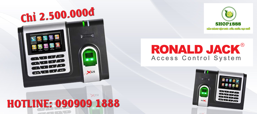 Máy chấm công vân tay Ronald Jack giá rẻ Máy chấm công vân tay Ronald Jack giá rẻ