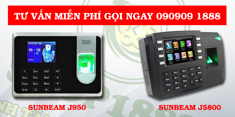 Máy chấm công Sunbeam J950 & J5800 Máy chấm công Sunbeam J950 & J5800