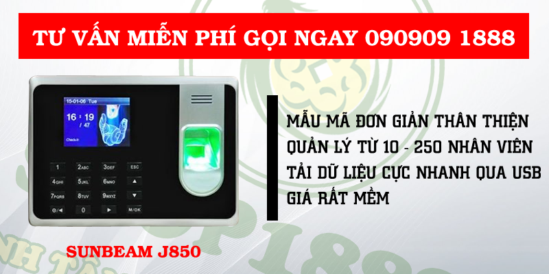 Máy chấm công Sunbeam J850 Máy chấm công Sunbeam J850
