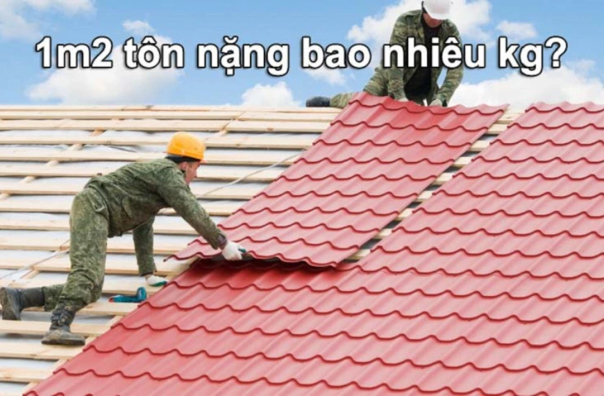 1m2 tôn nặng bao nhiêu kg?