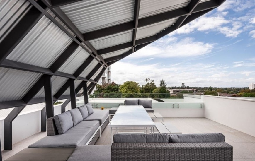 3 loại tôn Olympic phù hợp làm mái che sân thượng