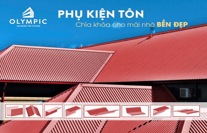5 phụ kiện mái tôn không thể thiếu khi lắp đặt mái nhà