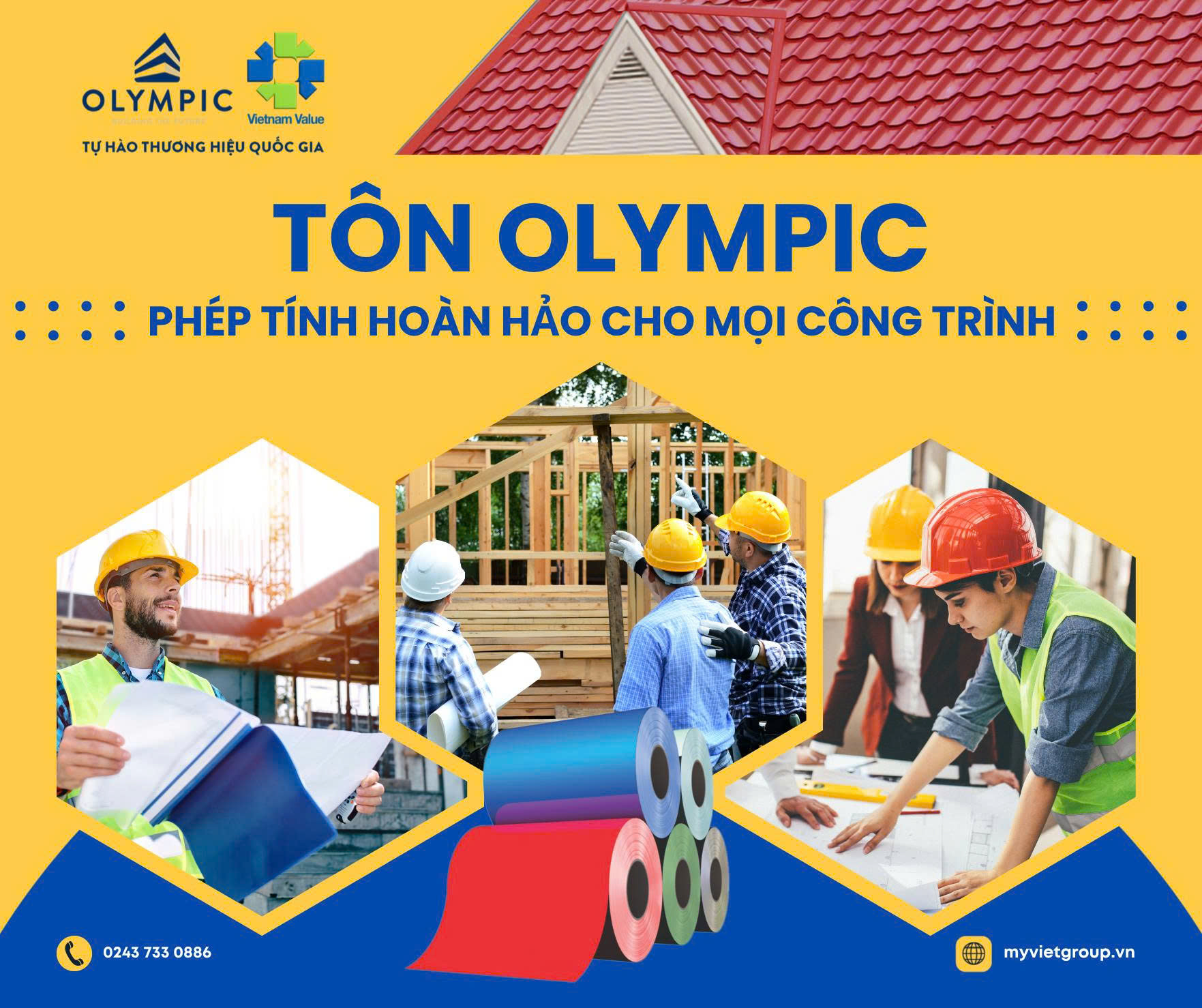 Thời gian bảo hành tôn cách nhiệt Olympic