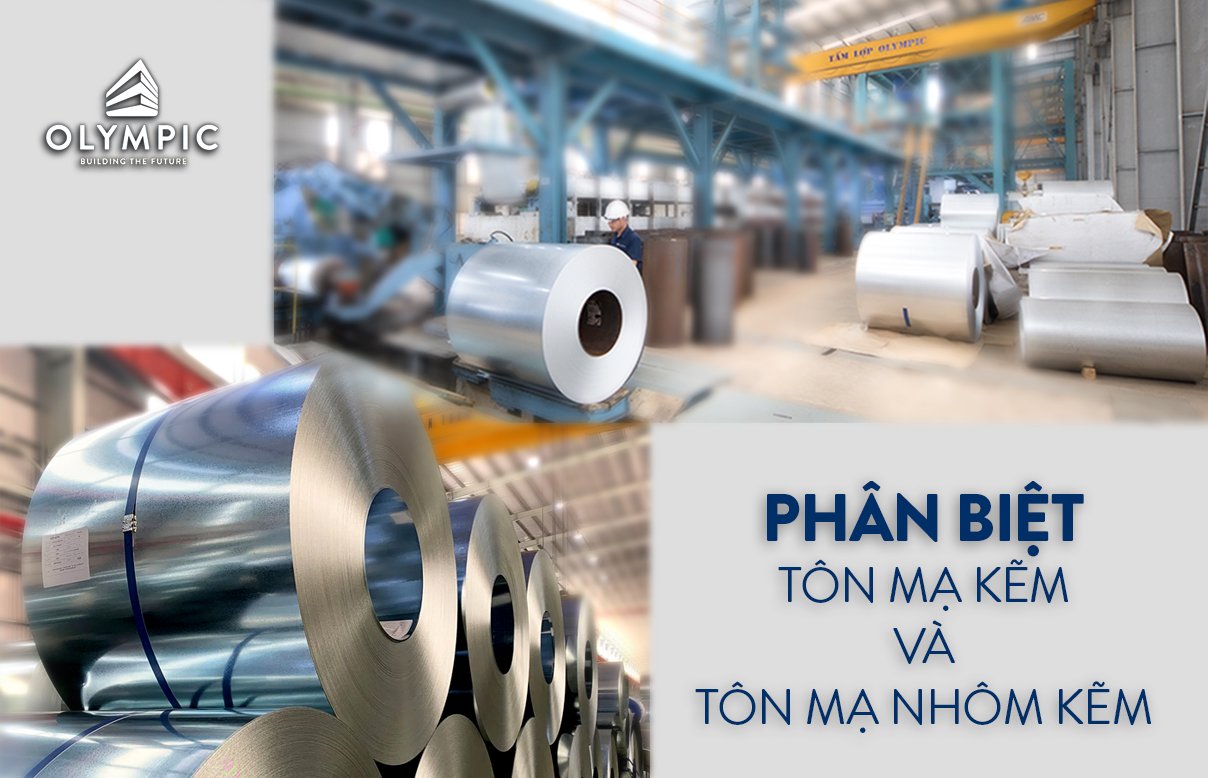 Sự khác nhau giữa tôn mạ kẽm và tôn mạ nhôm kẽm