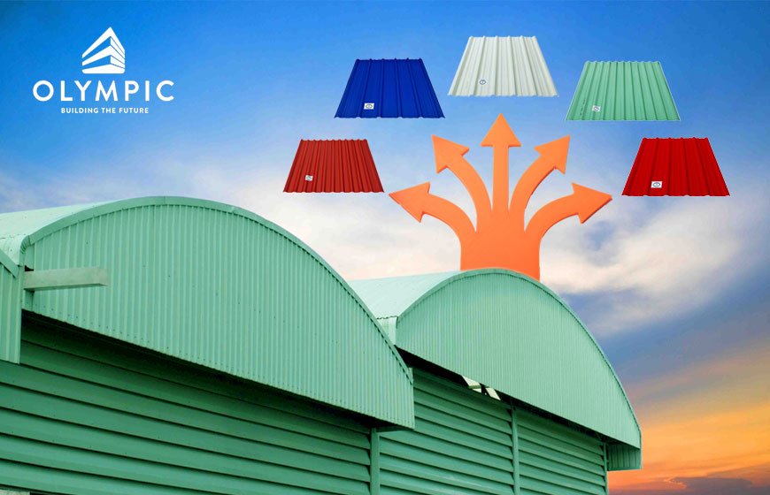 Bỏ túi cách chọn màu tôn cho nhà xưởng
