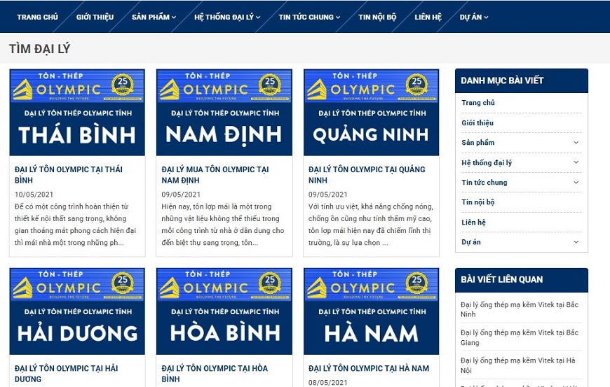 Đại lý phân phối tôn cách nhiệt Olympic uy tín tại miền Bắc - chọn đúng, tránh lãng phí