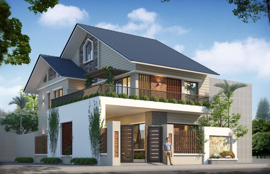 Đột phá với những ý tưởng trang trí mặt tiền mái thái độc đáo