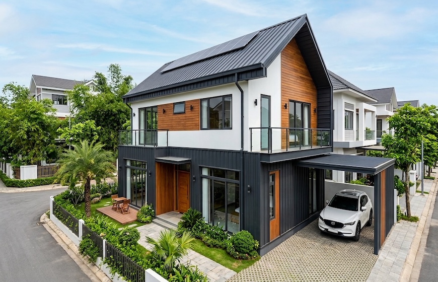 Hướng dẫn cách tính vật liệu xây nhà 2 tầng chuẩn kĩ thuật