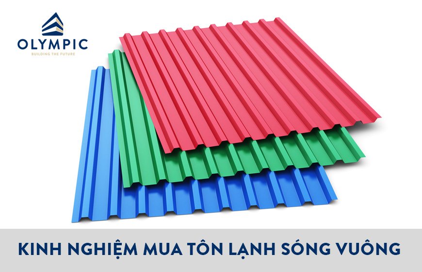 Kinh nghiệm mua tôn lạnh sóng vuông