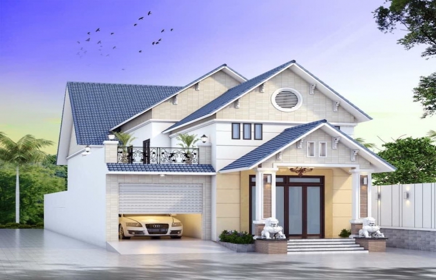 Mẫu nhà cấp 4 có gara để xe: Xu hướng thiết kế mới nhất