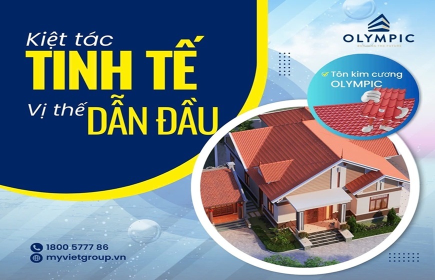 Mua tôn cách nhiệt kim cương Olympic chính hãng | Bảo hành chuẩn 25 năm