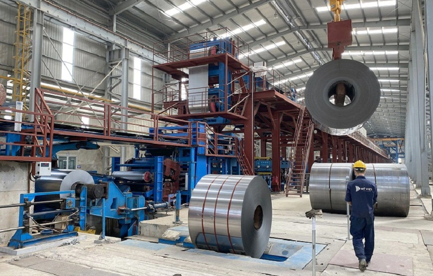 Giải mã công nghệ sản xuất tôn lạnh của tại nhà máy Mỹ Việt